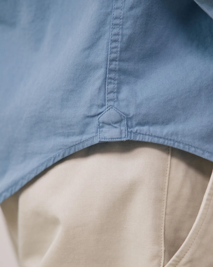 HARTFORD PAUL PAT PEACH TWILL SHIRT