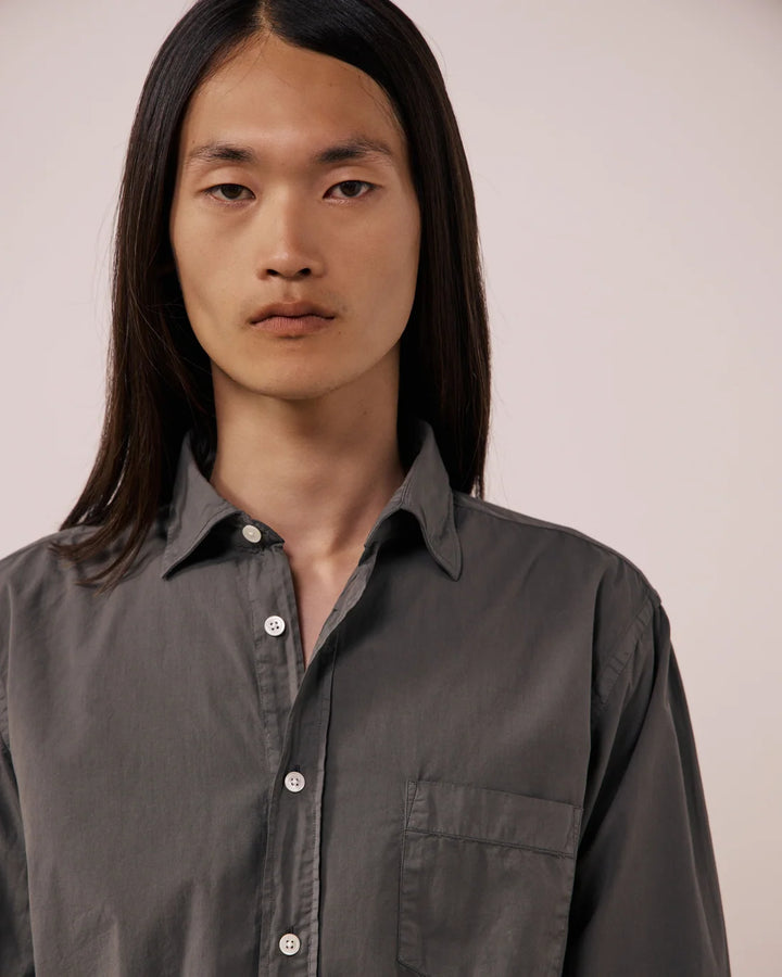 HARTFORD PAUL PAT PEACH TWILL SHIRT