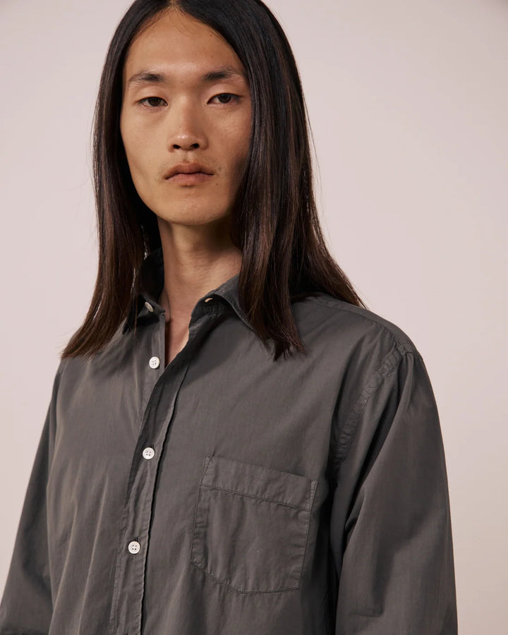 HARTFORD PAUL PAT PEACH TWILL SHIRT