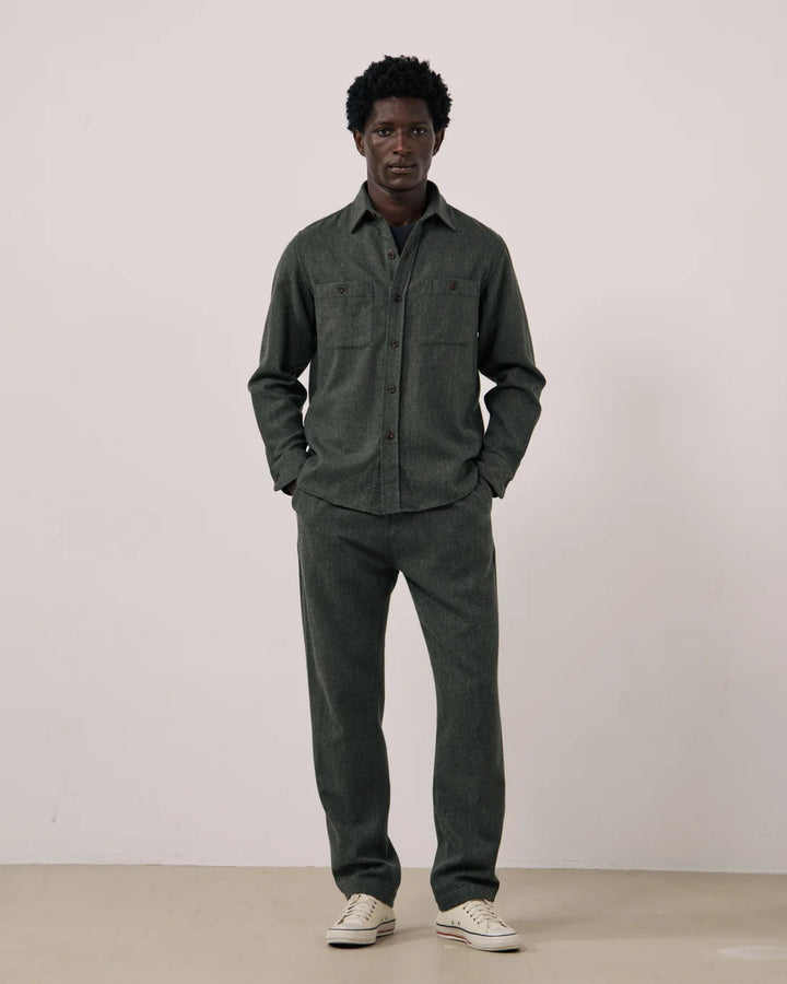 HARTFORD PERCEY BOILED WOOL OVERSHIRT