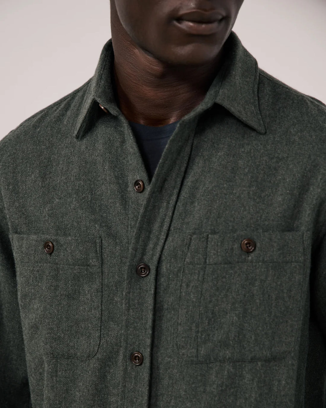 HARTFORD PERCEY BOILED WOOL OVERSHIRT