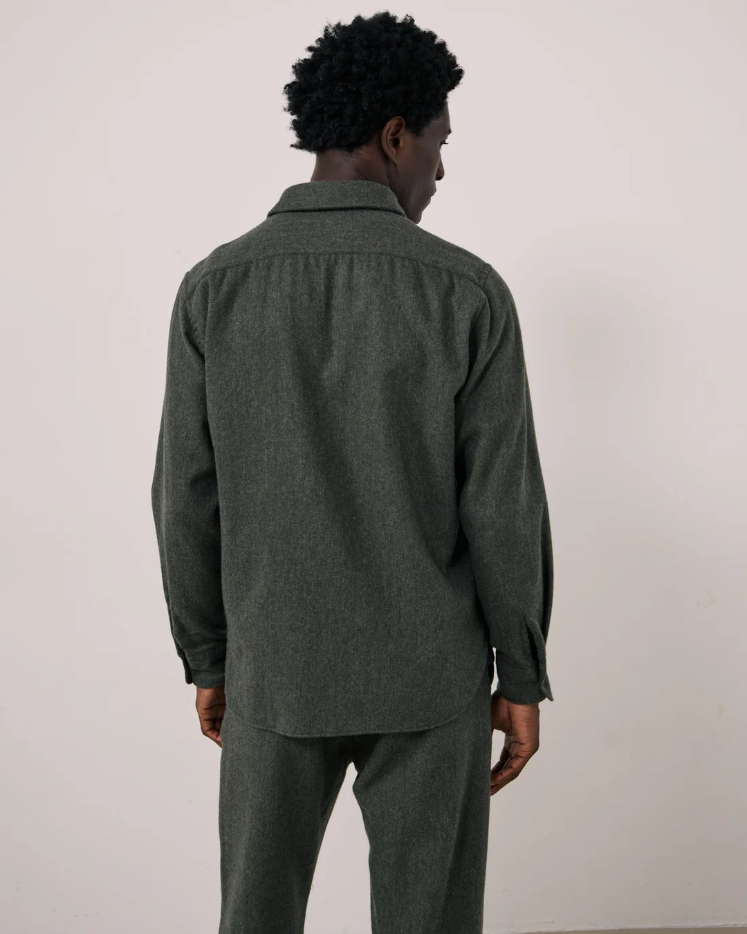 HARTFORD PERCEY BOILED WOOL OVERSHIRT