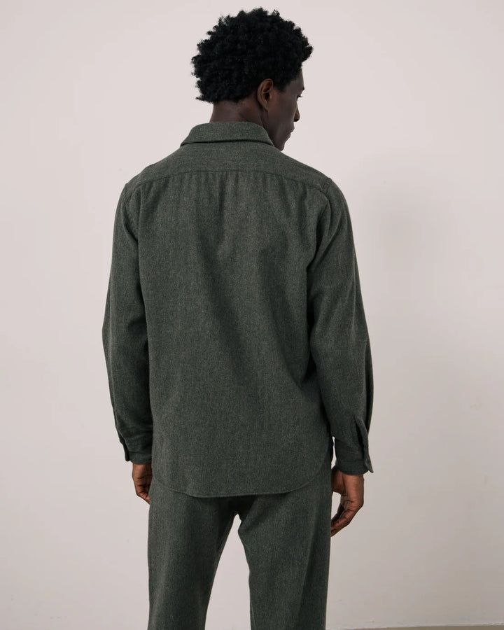 HARTFORD PERCEY BOILED WOOL OVERSHIRT