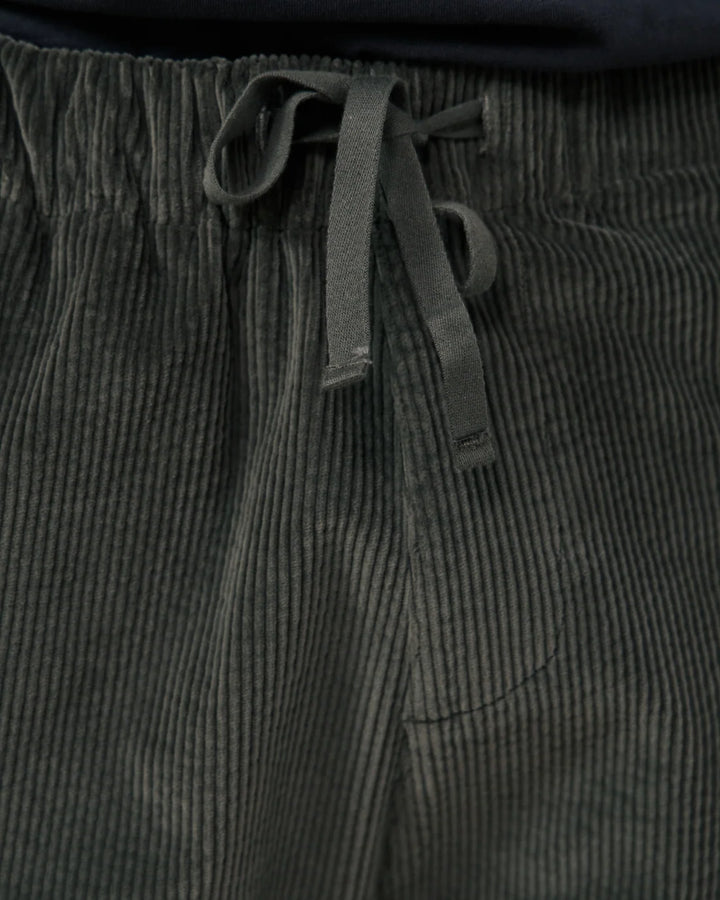 HARTFORD JOGGY CAMO GREEN SEERSUCKER CORDUROY PANT