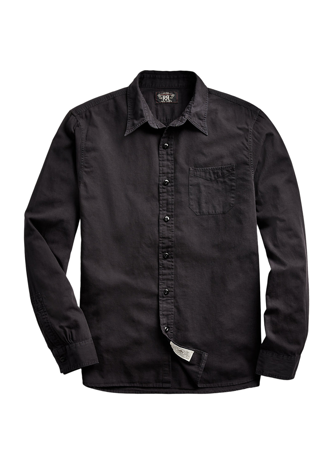 RRL Black Twill Shirt