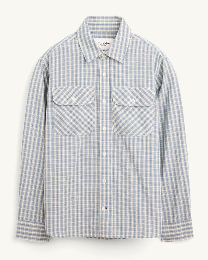CORRIDOR AMERICANA BLUE CHECK SHIRT