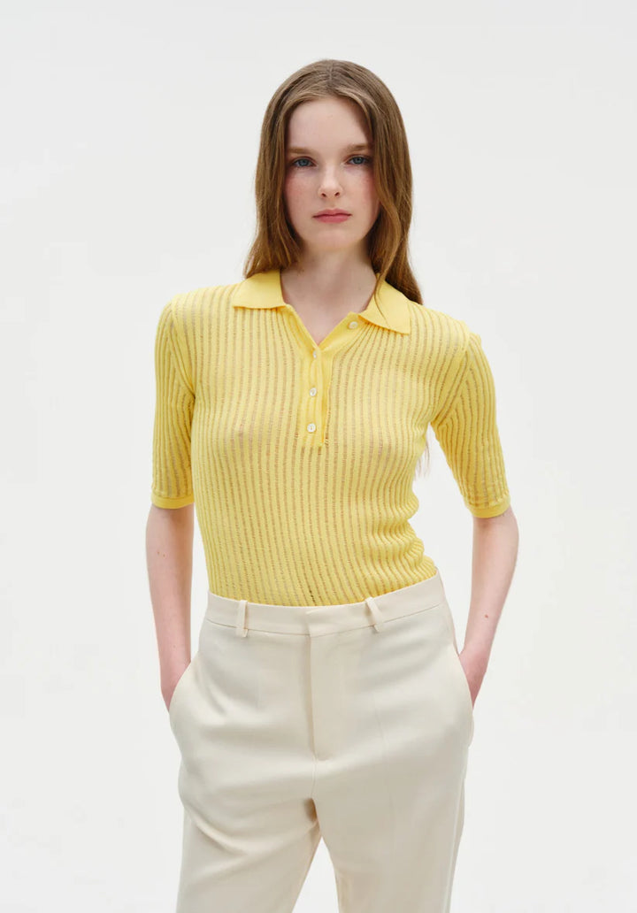 BITE STUDIOS COTTON NET RIB TOP