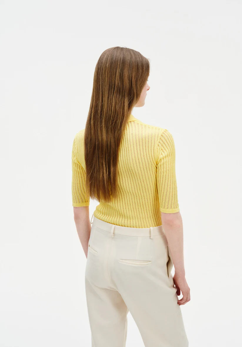 BITE STUDIOS COTTON NET RIB TOP