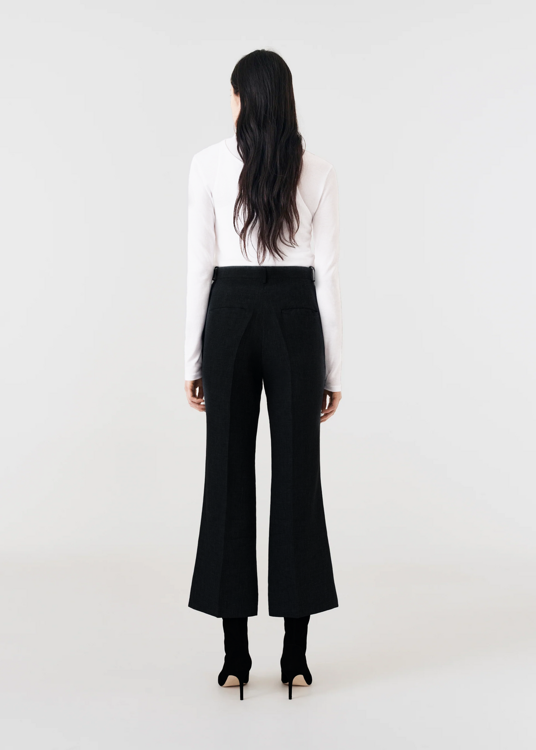 BITE STUDIOS CROPPED BOOTCUT TROUSERS
