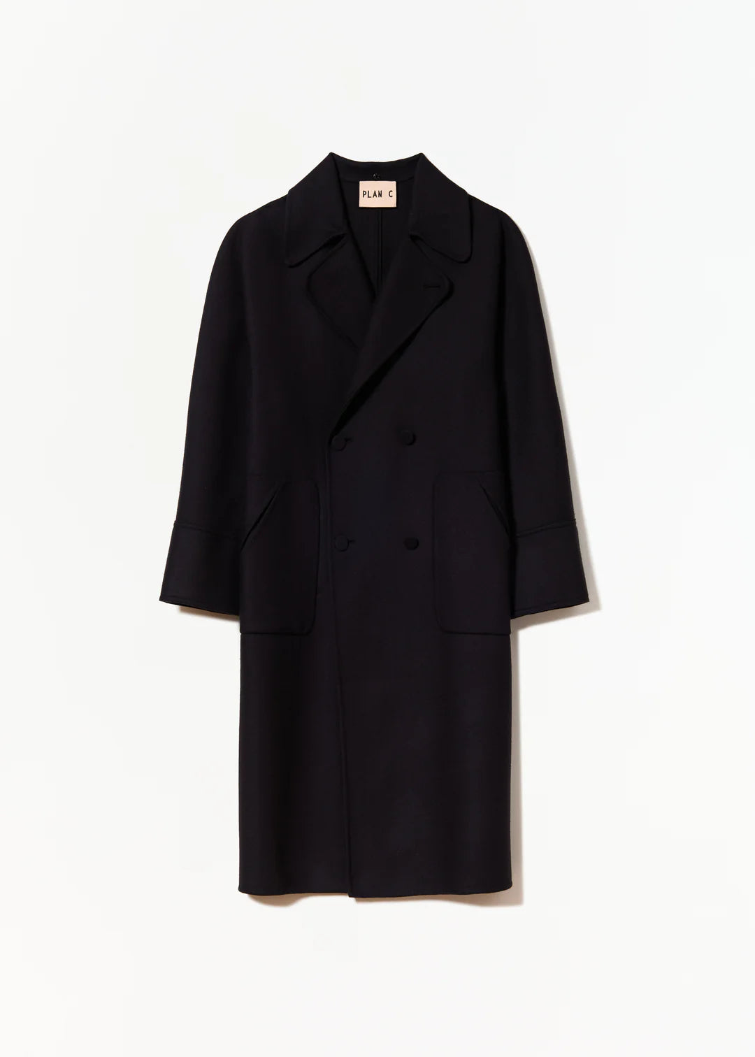 PLAN C DOUBLE-BREASTED COAT