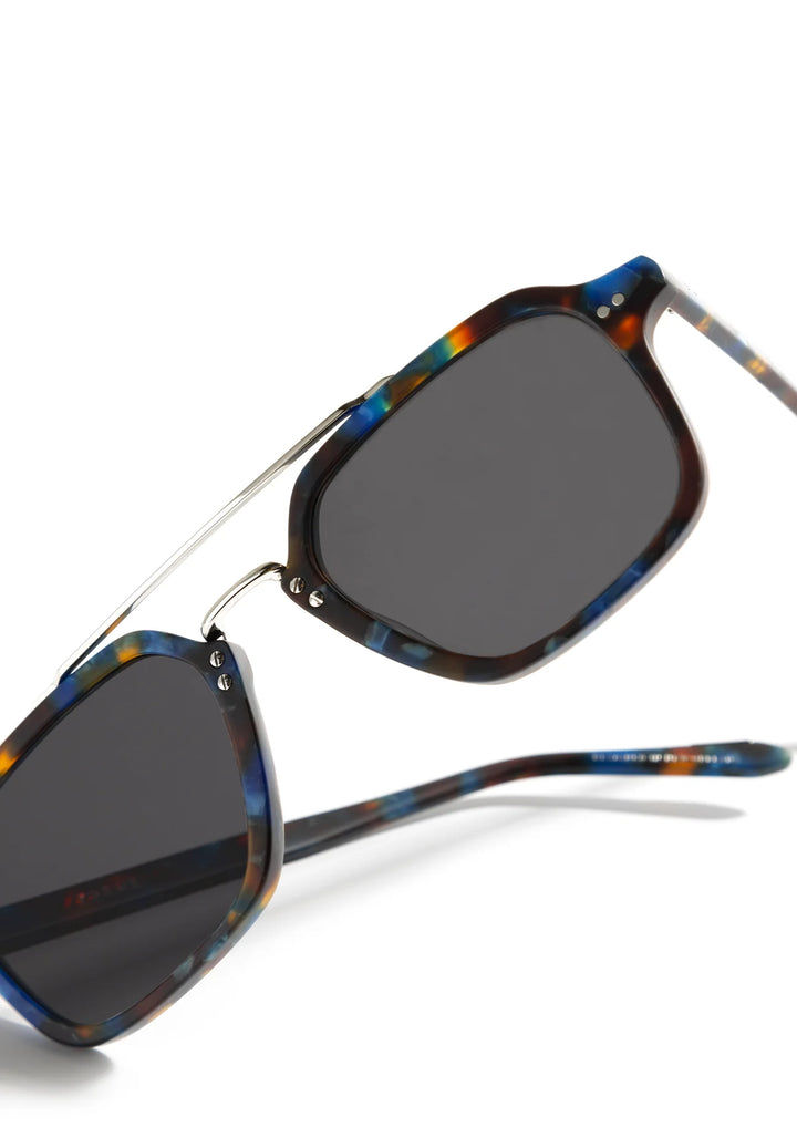 KREWE | COLTON | MATTE BLUE STEEL SILVER POLARIZED