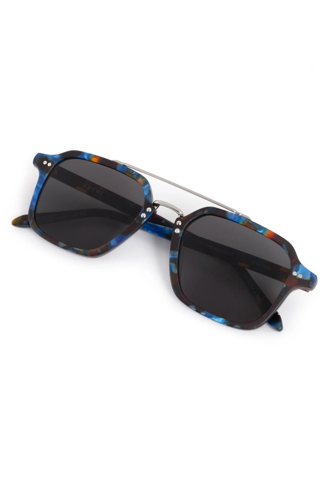 KREWE | COLTON | MATTE BLUE STEEL SILVER POLARIZED