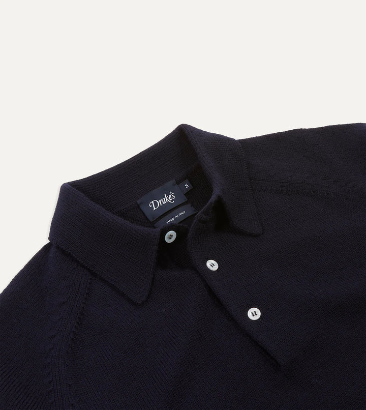 DRAKE'S WOOL POLO