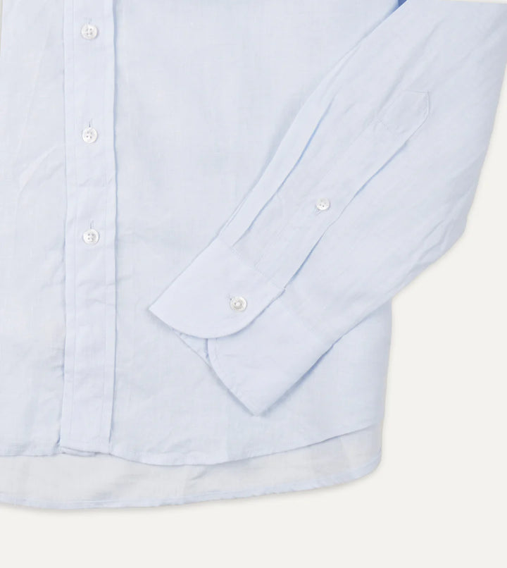 DRAKE'S SUMMER LINEN SHIRT