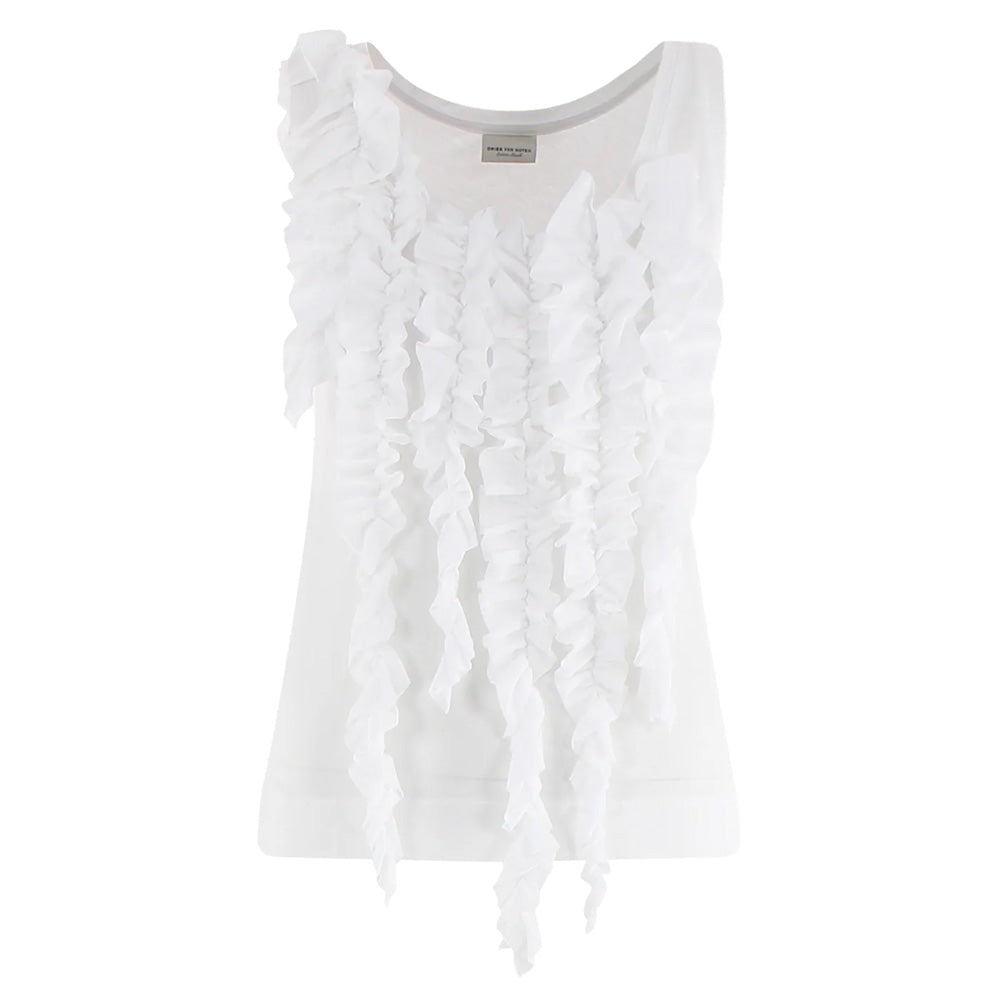 DRIES VAN NOTEN HAVILL TOP - WHITE