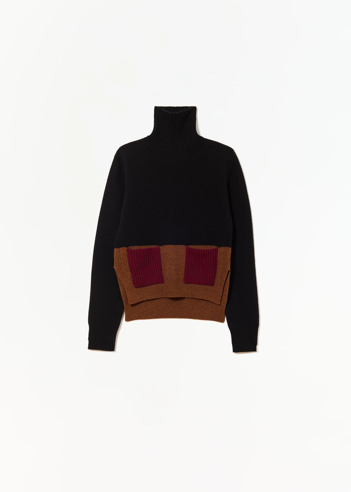 PLAN C CASHMERE TURTLENECK