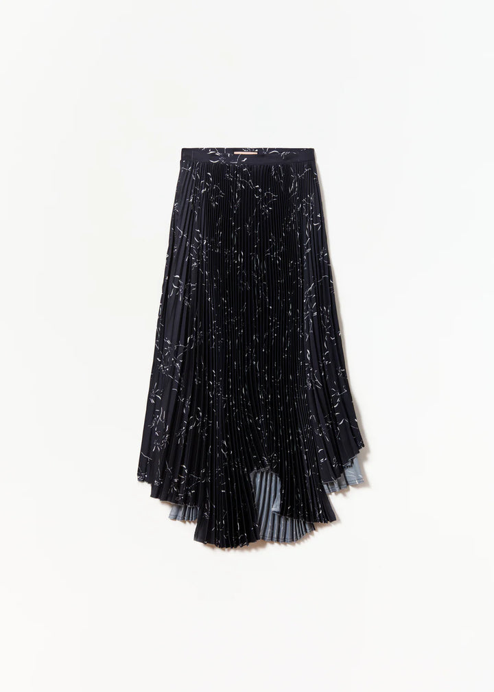 PLAN C PLEATED SKIRT
