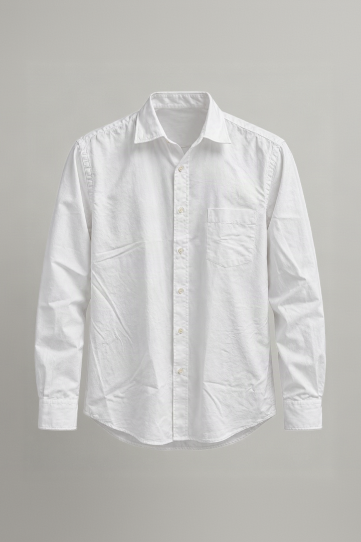 HARTFORD PAUL PAT PEACH TWILL SHIRT