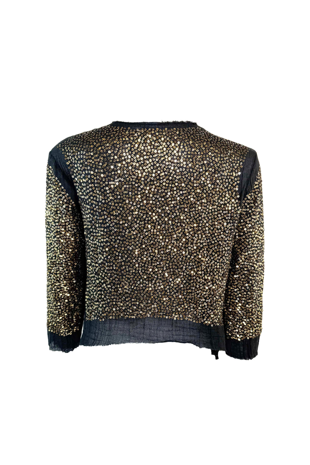 LARS ANDERSSON CROPPED SEQUIN CARDIGAN