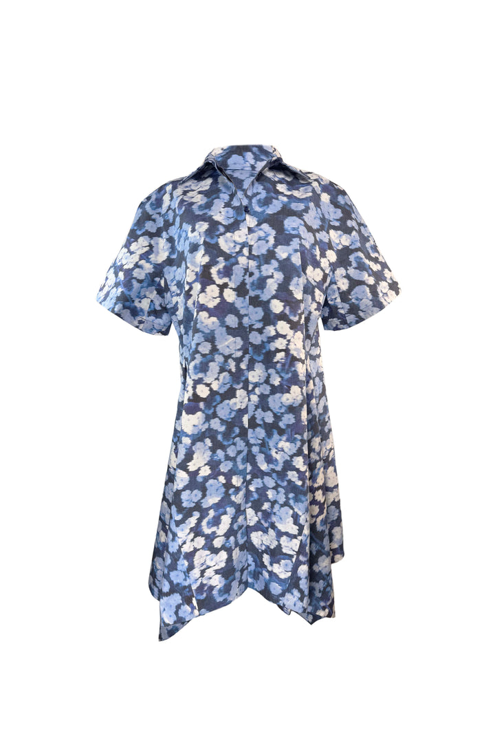 ERDEM SHORT SLEEVE MINI DRESS