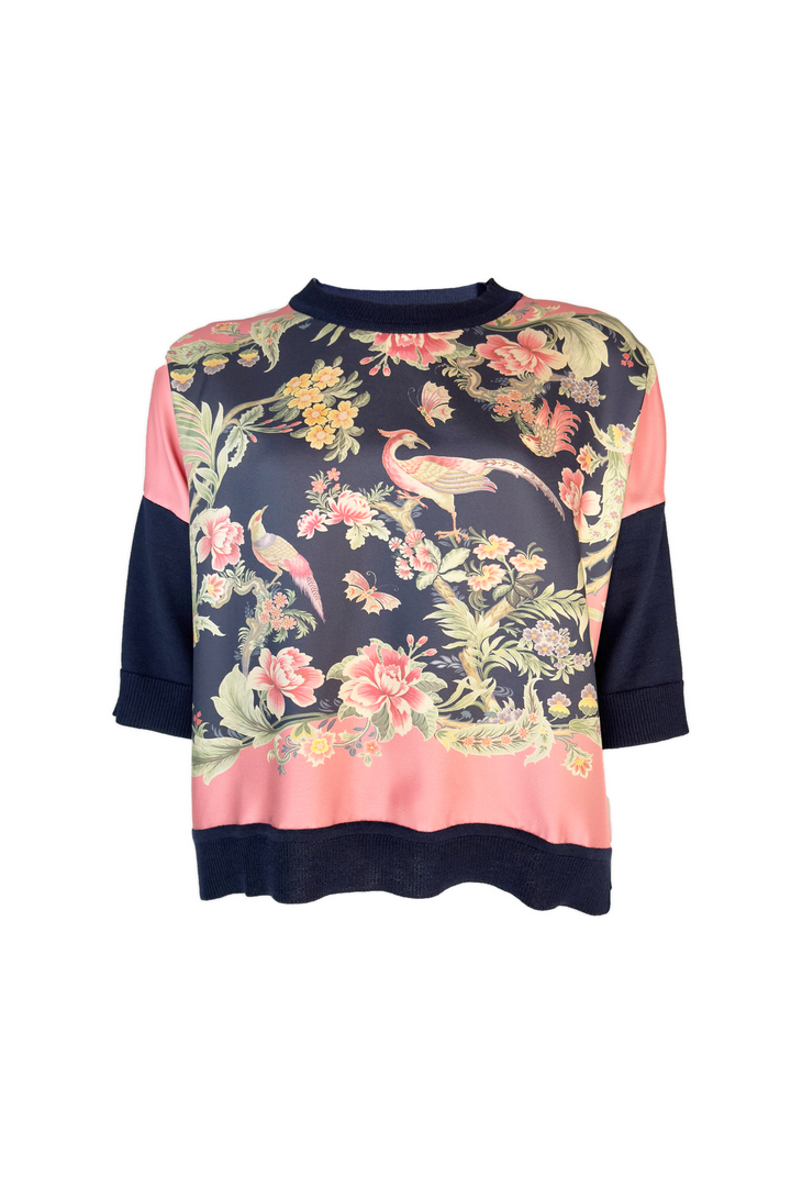 ETRO SILK & WOOL TOP