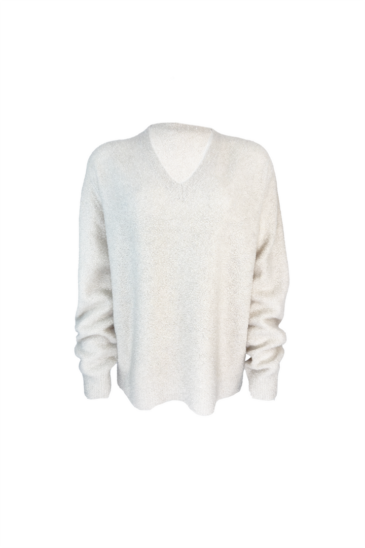 6397 NUBBY V NECK SWEATER