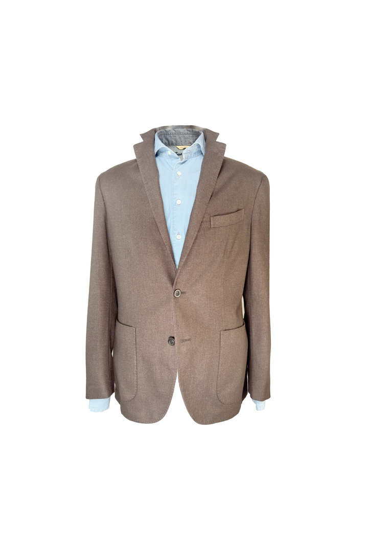 BOGLIOLI BROWN WOOL JACKET