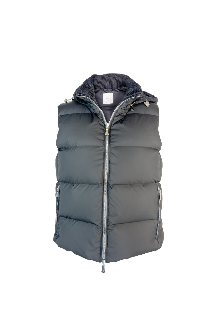 ELEVENTY HOODED VEST