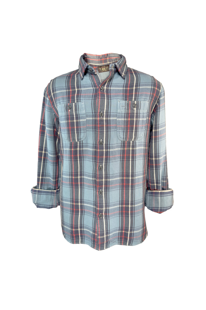 RRL PLAID WORKSHIRT