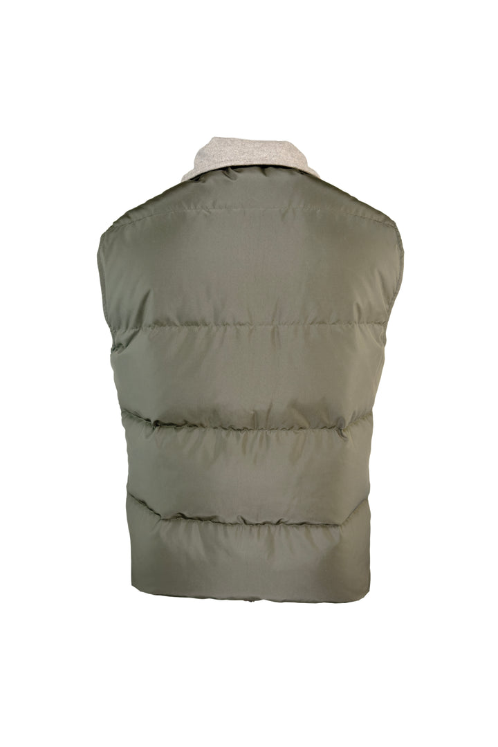 LUCIANO BARBERA GREEN VEST