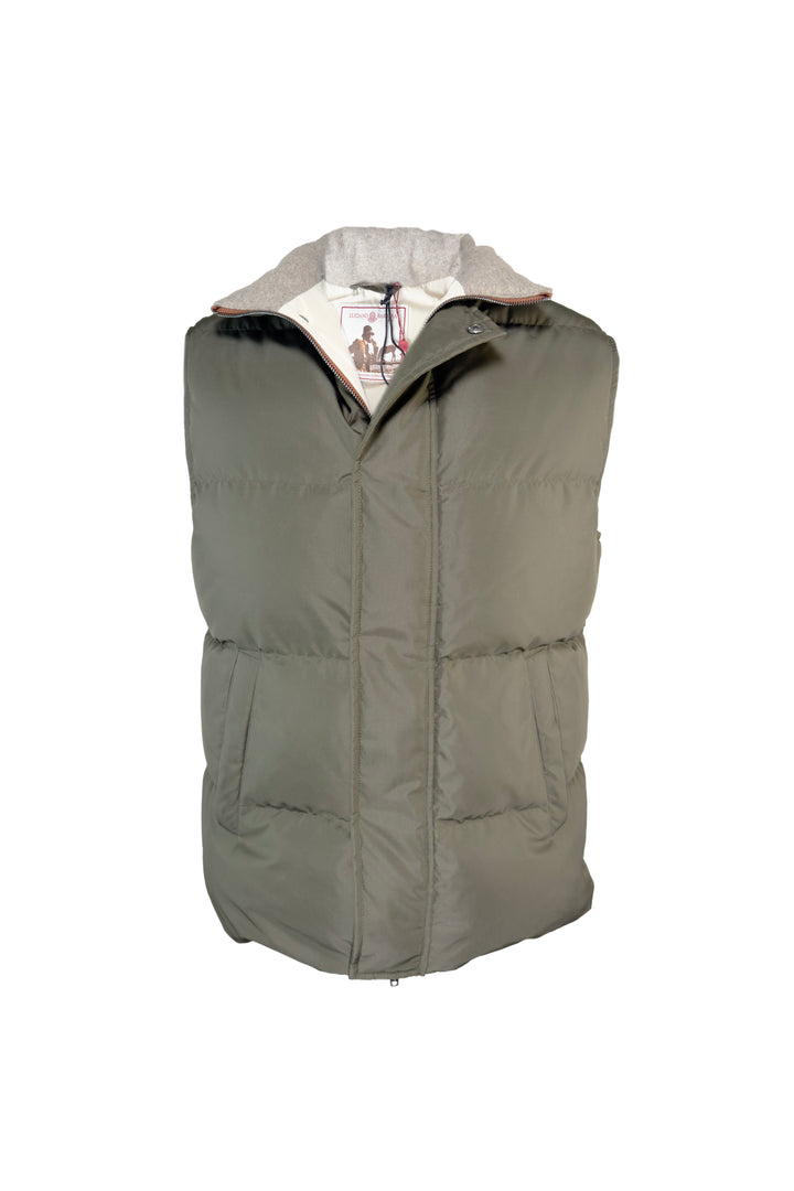 LUCIANO BARBERA GREEN VEST