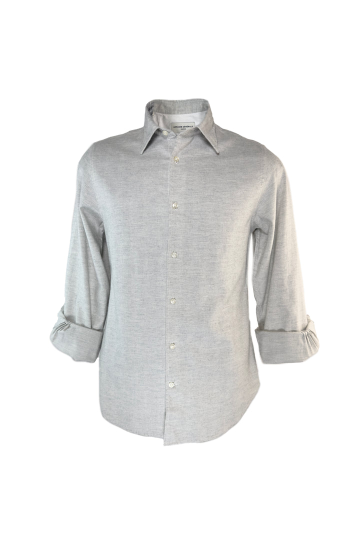 OFFICINE BRUSHED HERRINGBONE SHIRT