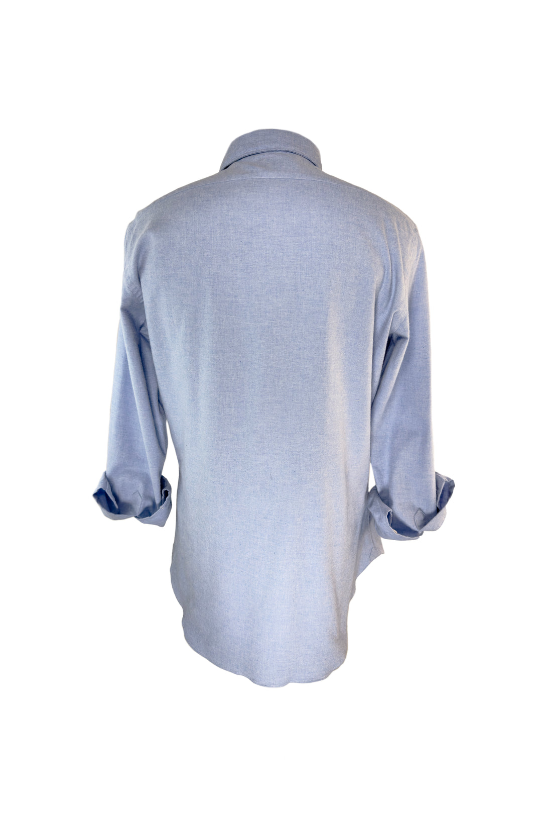 GIANGI BLUE BRUSHED TWILL SHIRT