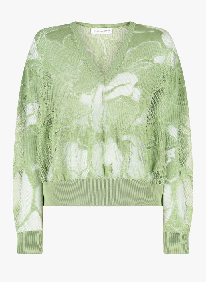 DRIES VAN NOTEN FLOWER SWEATER