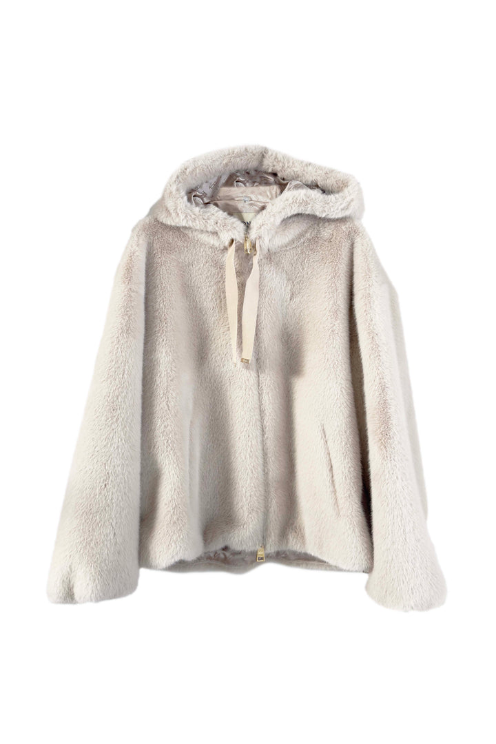 HERNO FAUX MINK JACKET