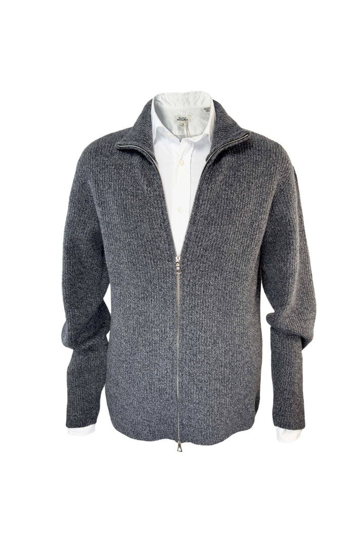 OFFICINE GENERALE ZIP CARDIGAN