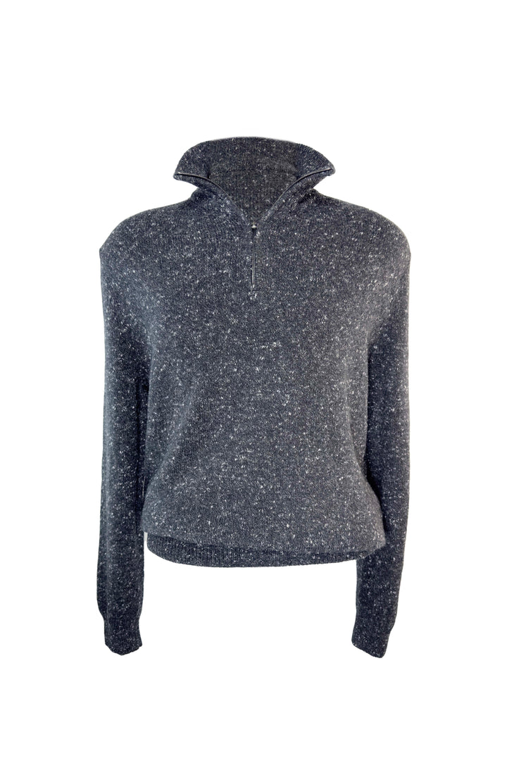 LUCIANO BARBERA 1/4 ZIP SWEATER