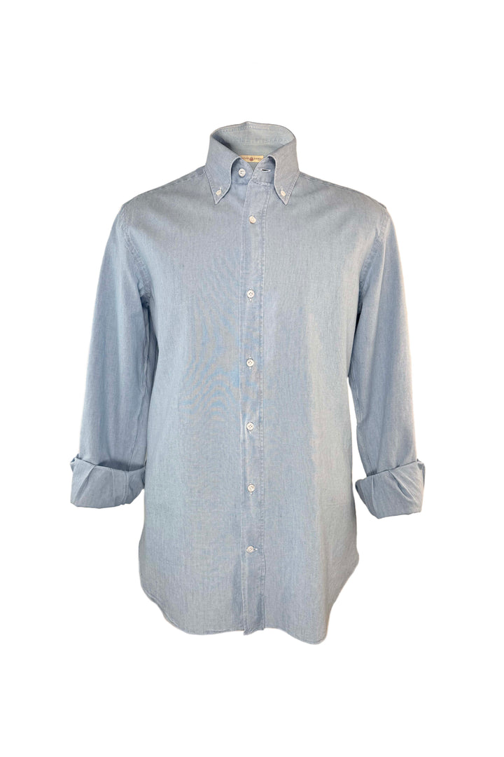 LUCIANO BARBERA CHAMBRAY SHIRT