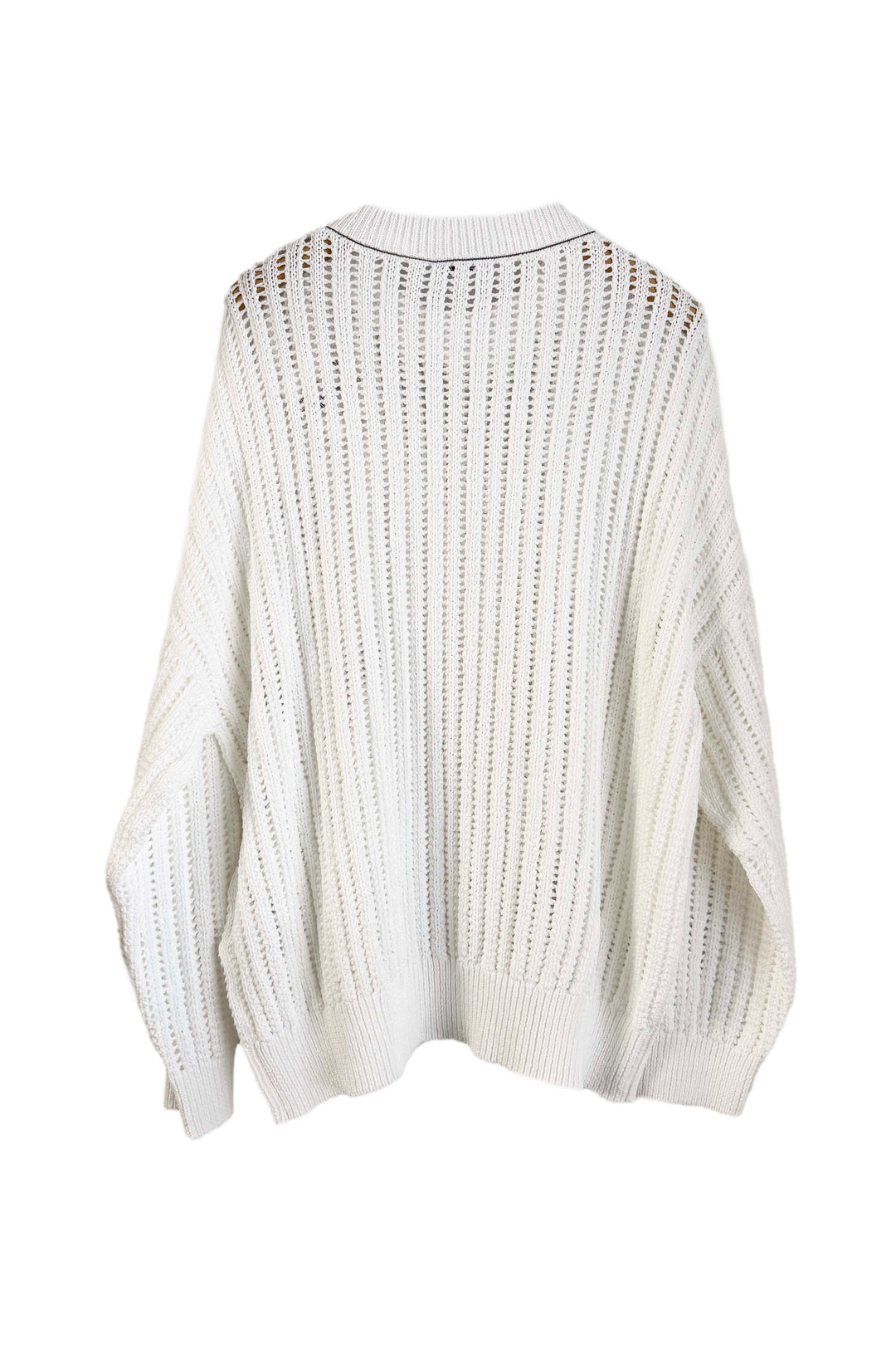 BRUNELLO CUCINELLI COTTON RIB SWEATER