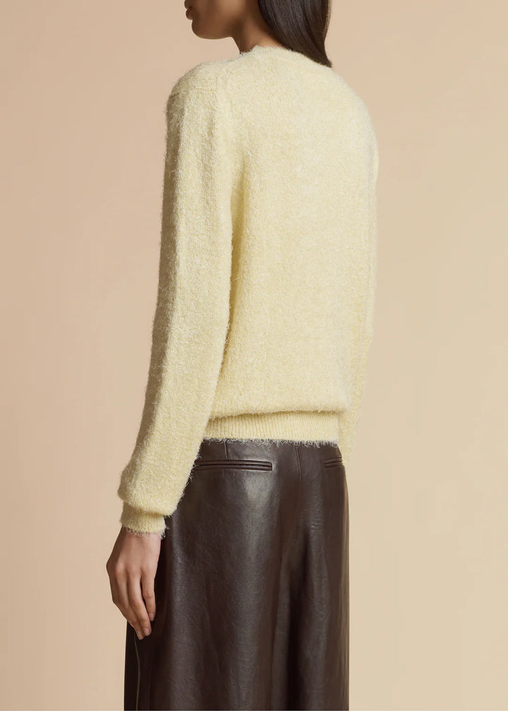 KHAITE IRLA SWEATER IN YUZU