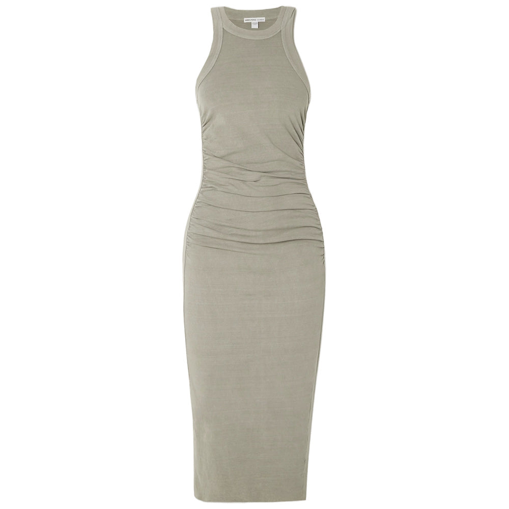 JAMES PERSE ROUCHED TANK DRESS