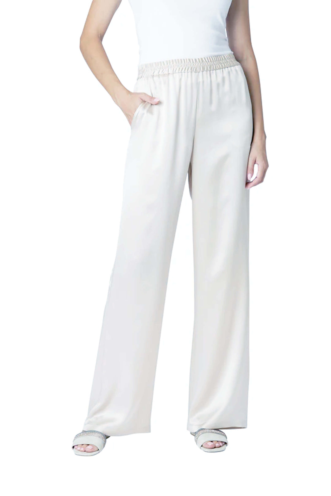 ELEVENTY SILK PANTS