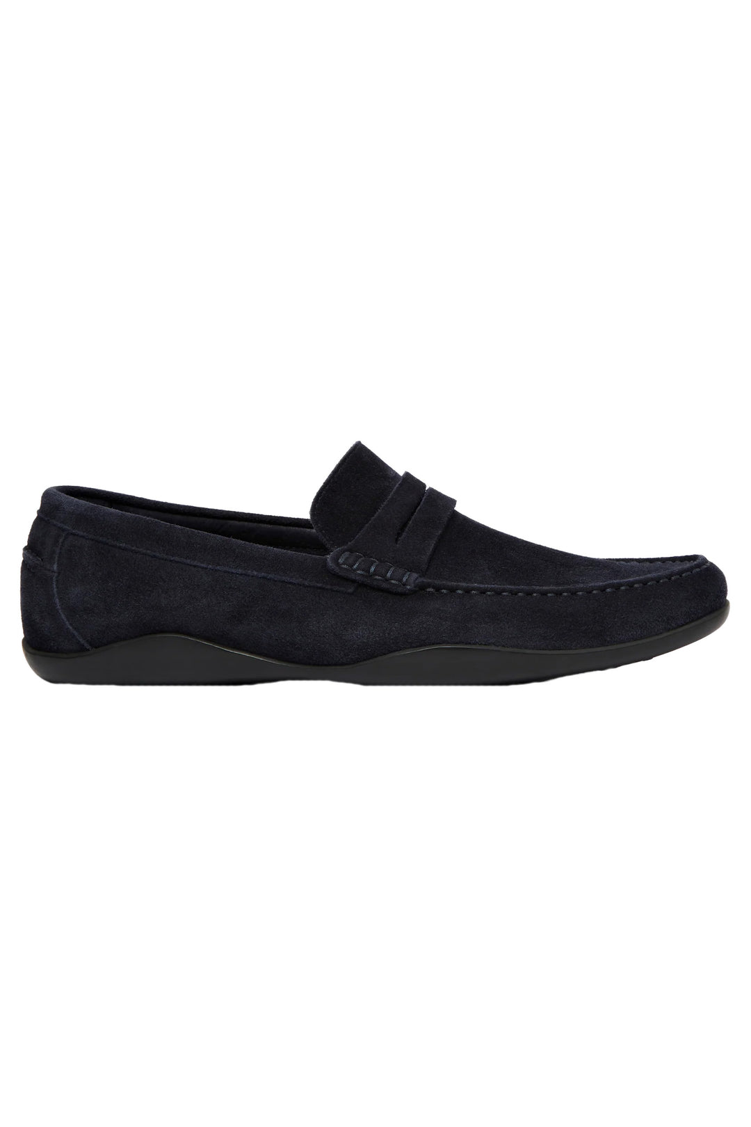 Harry's of London Basel Kudu Suede Loafer in Midnight