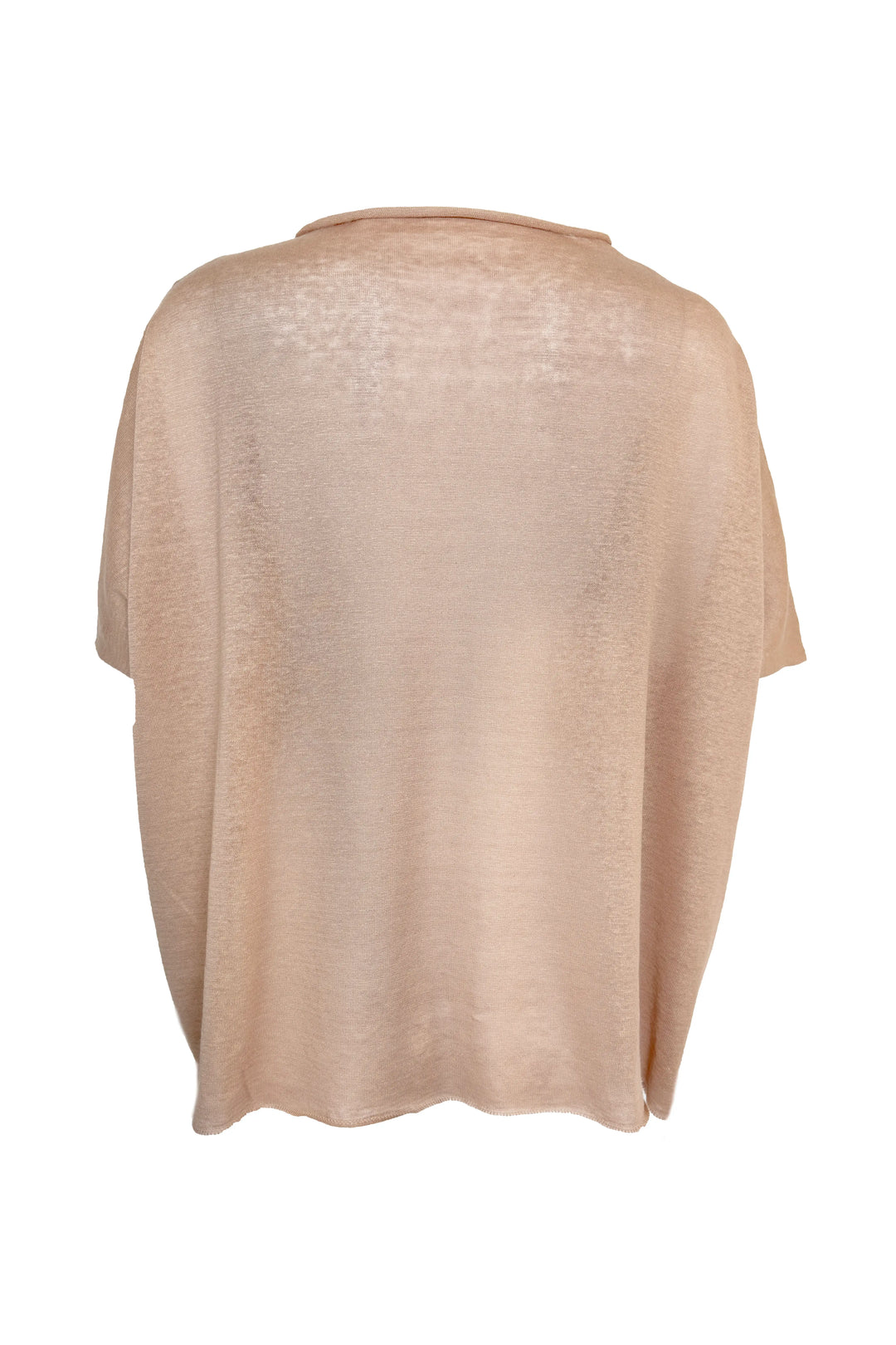 Beige poncho on a white background