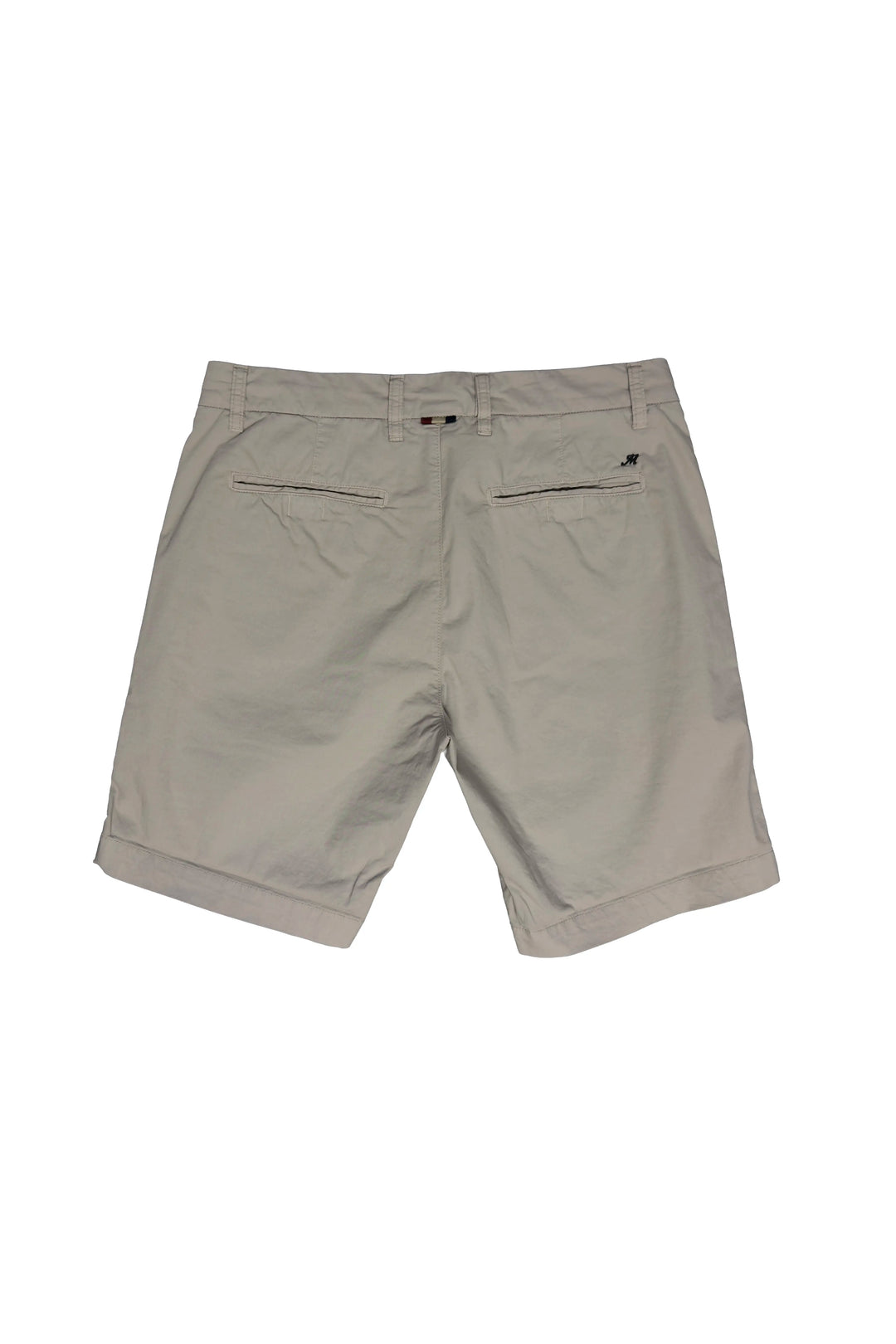 Beige shorts on a white background