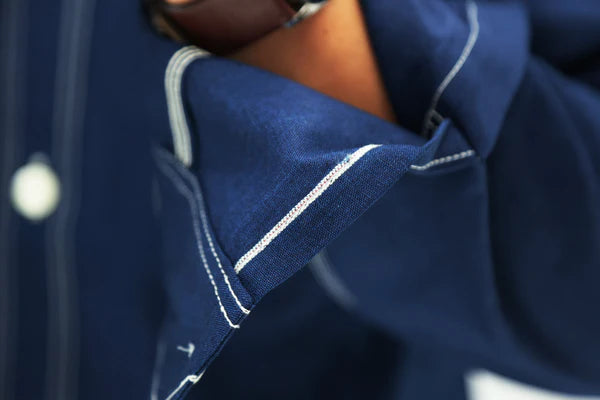 BIG JOHN MS003R (05) SELVEDGE CHAMBRAY SHIRT