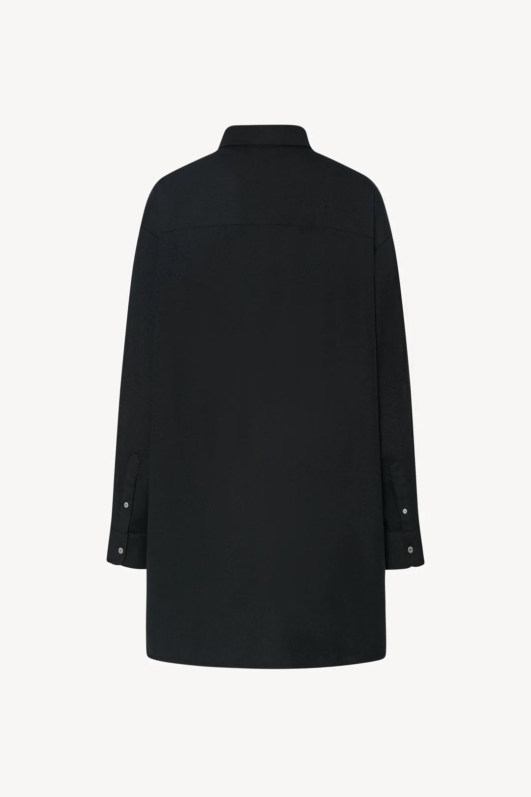 Black coat on a white background