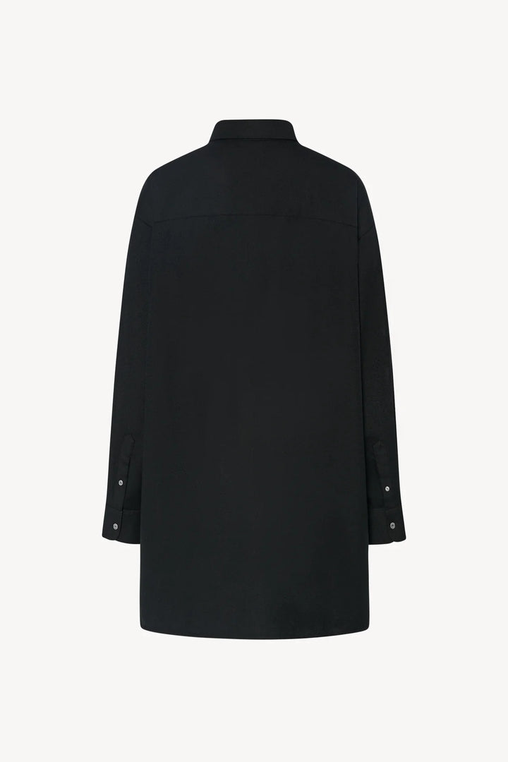 Black coat on a white background