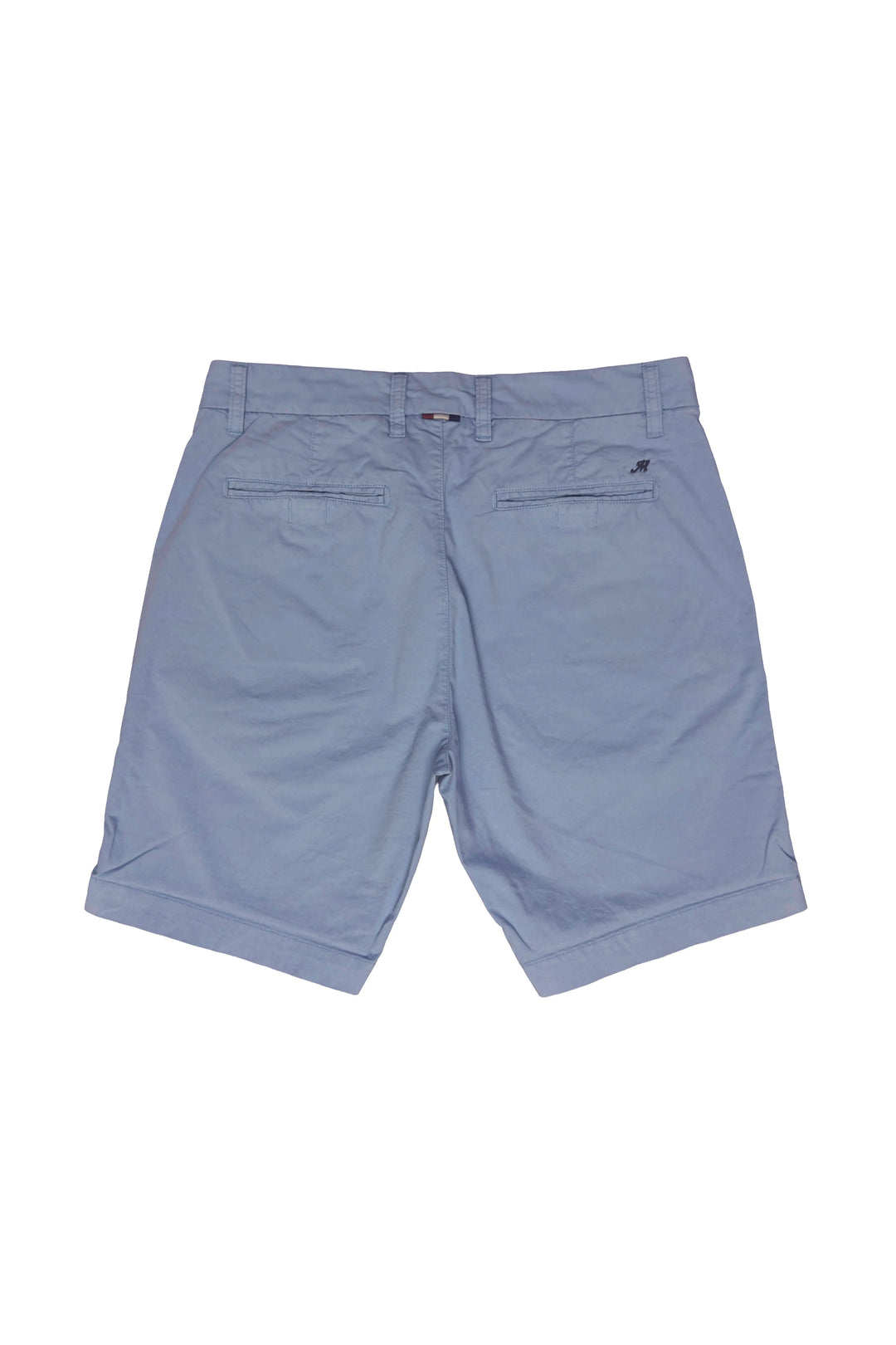 Blue shorts on a white background