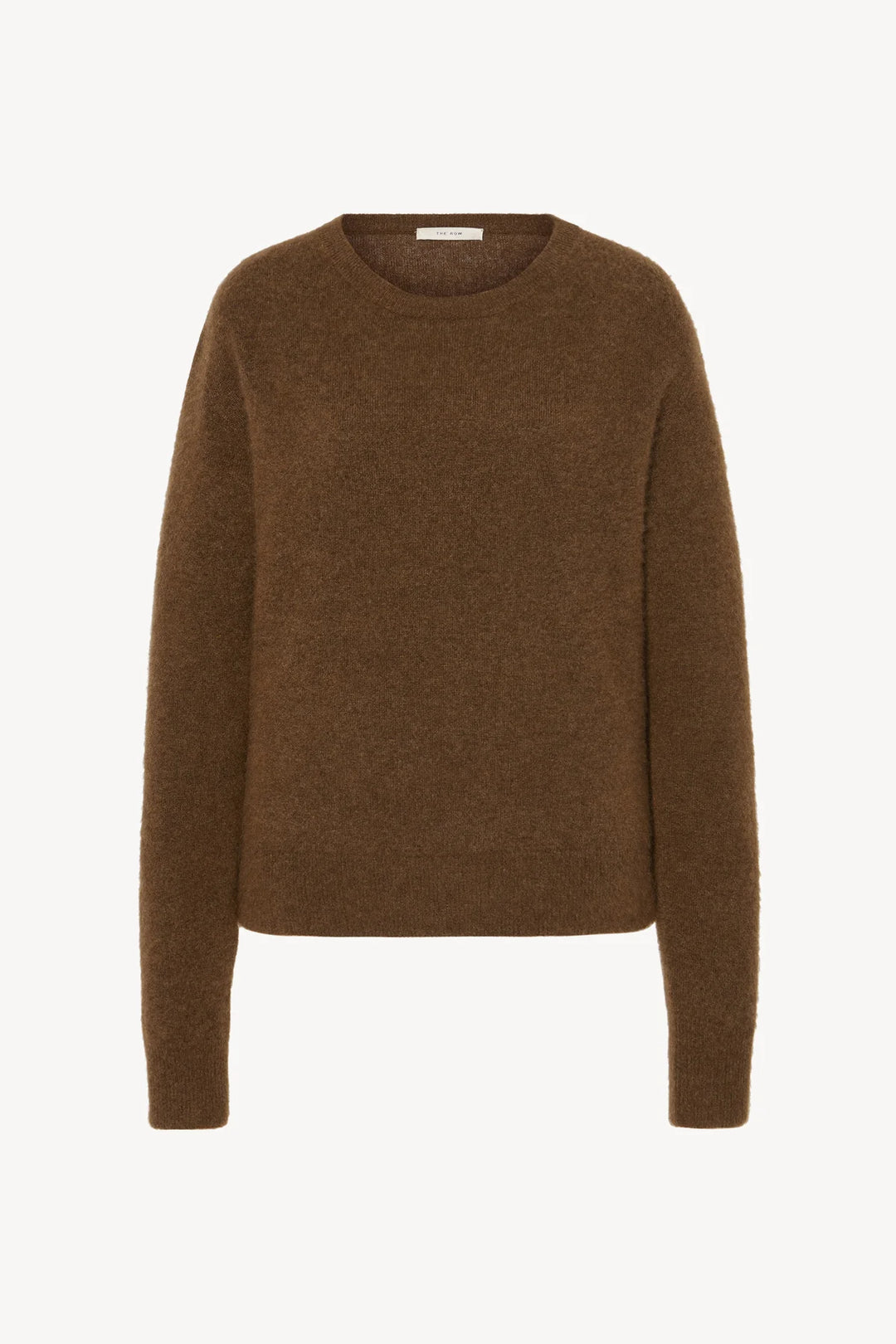 Brown sweater on a white background